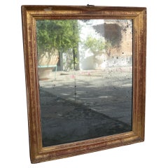 19th Century French Original Mirror w/ Giltwood Frame