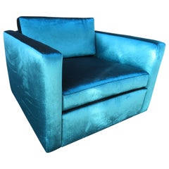 Fantastic Harvey Probber Style Even Arm Tuxedo Lounge Chair Mid-Century Modern