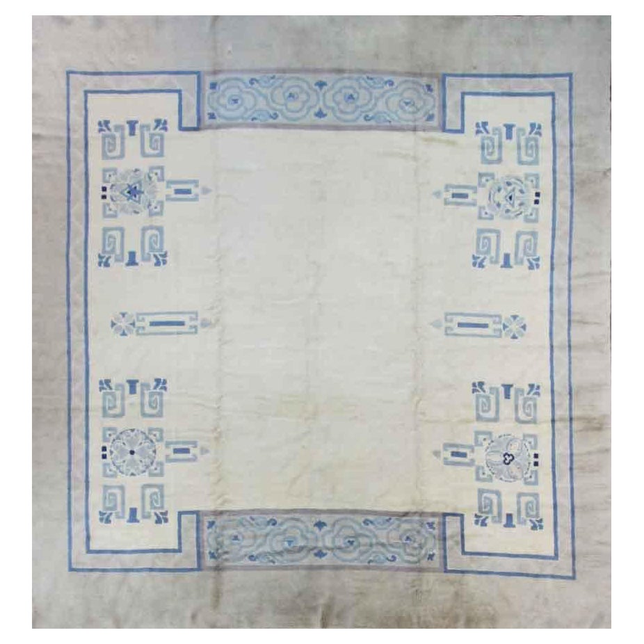Antique Savonnerie Carpet, Elegant