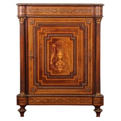 19th Century Inlaid Gilt-Mount Cabinet
