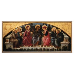 19th Century Saints by Filippo Lippi Florentine Renaissance Painting Oil Canvas