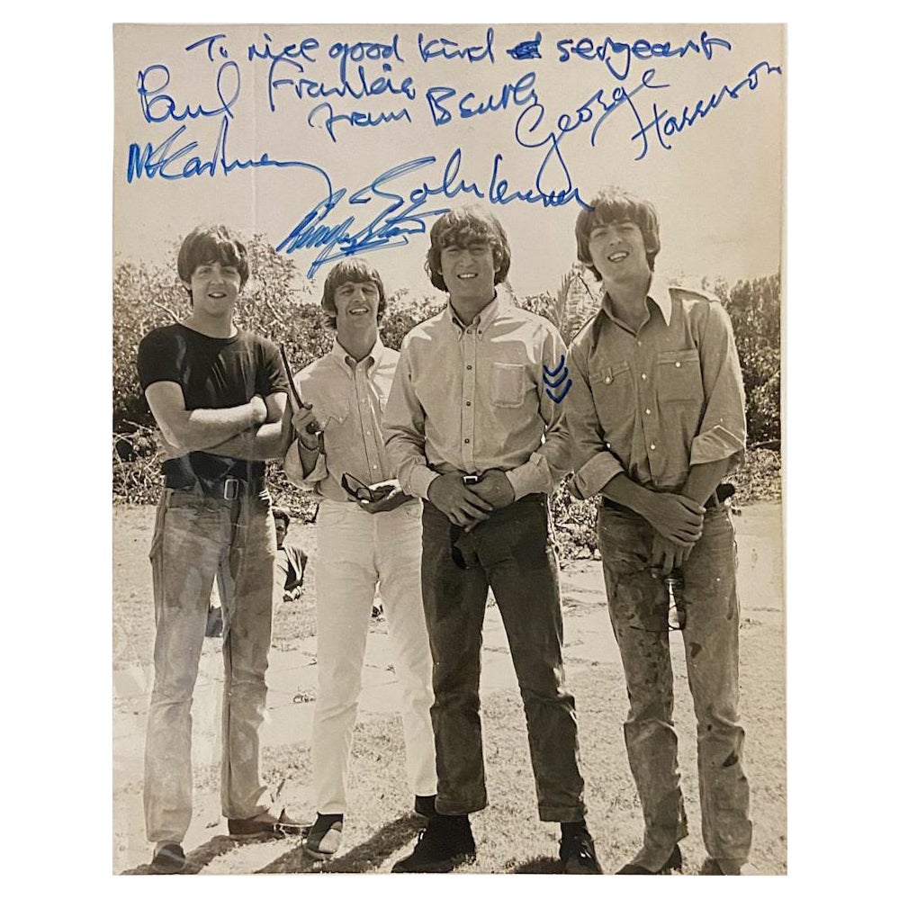 Beatles 1965 Signed Photograph