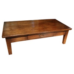 19th Century French Oak Coffee Table