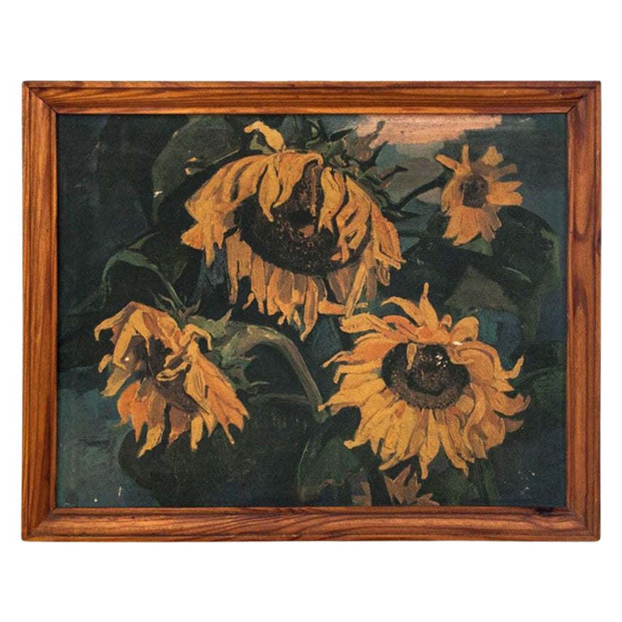 Painting "Sunflowers" For Sale