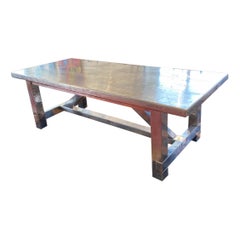 Steel Wrapped Dinning Table