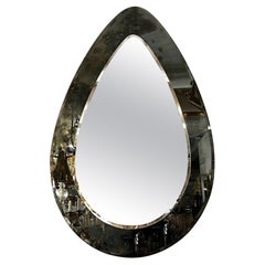 Italian Mid Century Grey Mirror