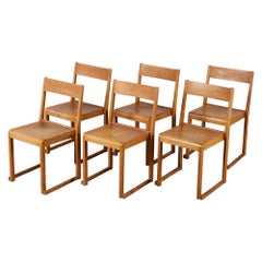 Lot de six chaises « Orchestra » de Sven Markelius