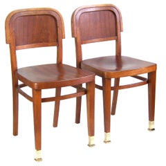 Antique Two Chairs Thonet Nr.402, Jan Kotěra in 1907