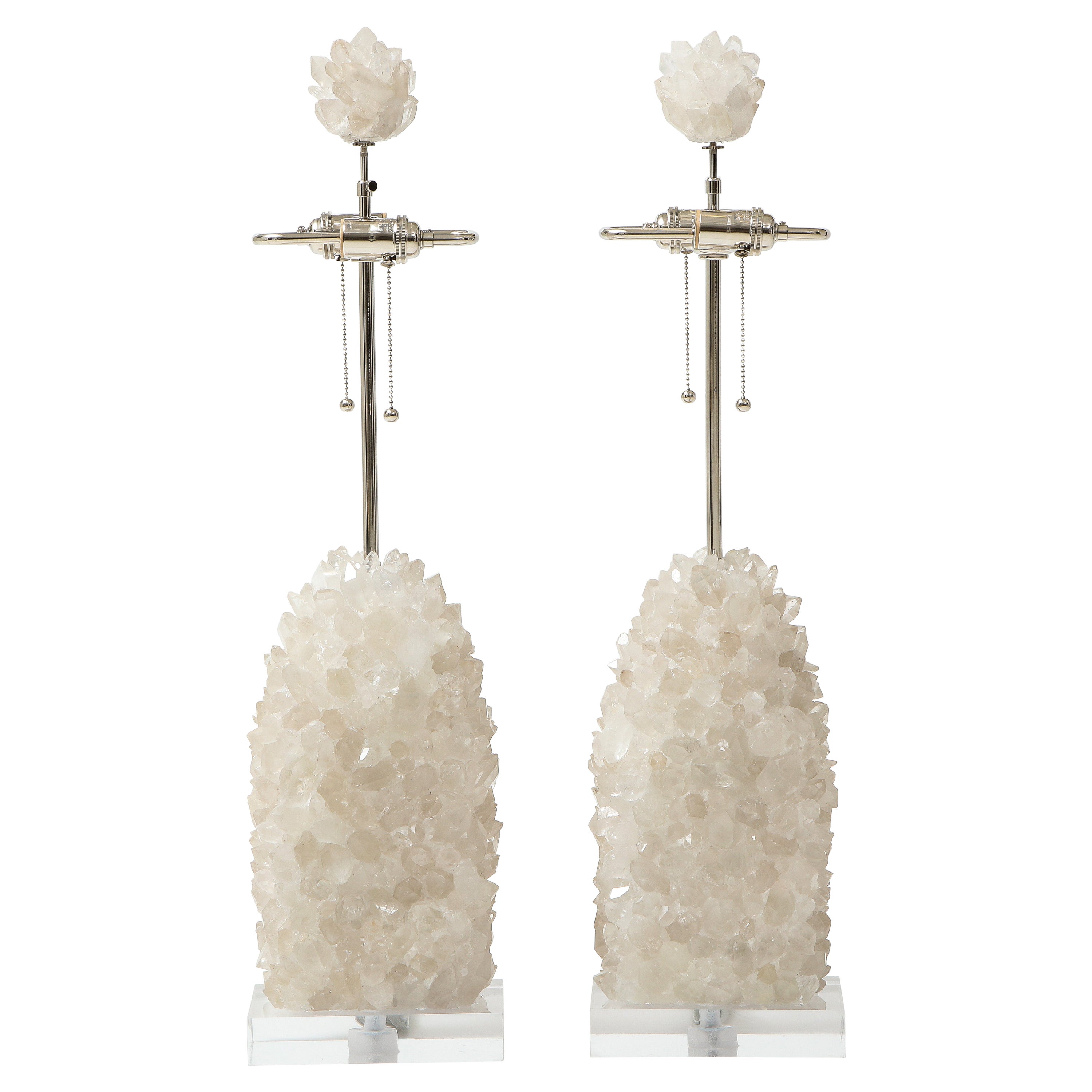 Carole Stupell Quartz Crystal Lamp at 1stDibs