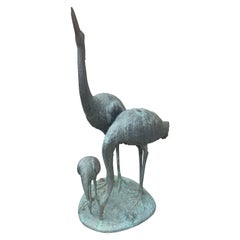 Bronze Cranes from the Early 1900s