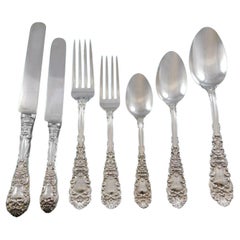 Renaissance by Dominick and Haff Sterling Silver Flatware Set Service 84 Pcs Din