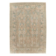 Mid-20th Century Handmade Persian Malayer Throw Rug