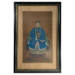 Chinese Ancestor Portrait of a Mandarin Dignitary