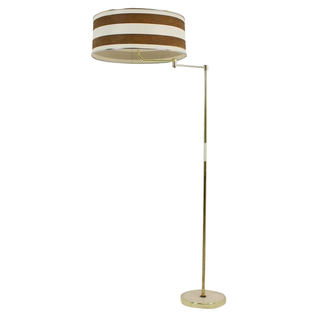 Lampada da terra regolabile di metà secolo, anni '70 in vendita