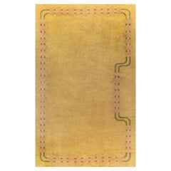 Tapis moderne Connective Art Déco fait à la main par Doris Leslie Blau