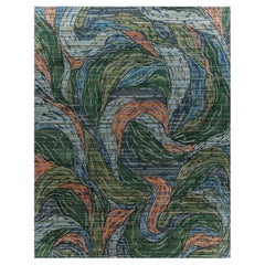 Contemporary Cyclone Hand Knotted Wool Rug by Doris Leslie Blau