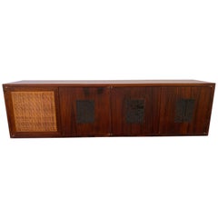 Jack Cartwright for Founders Brazilian Rosewood Wall Mounted Cabinet