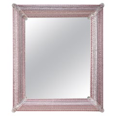 Mirror in Murano Glass by Studio Glustin