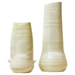 Pair of Ceramic Vases by Salvatore Parisi, 2013