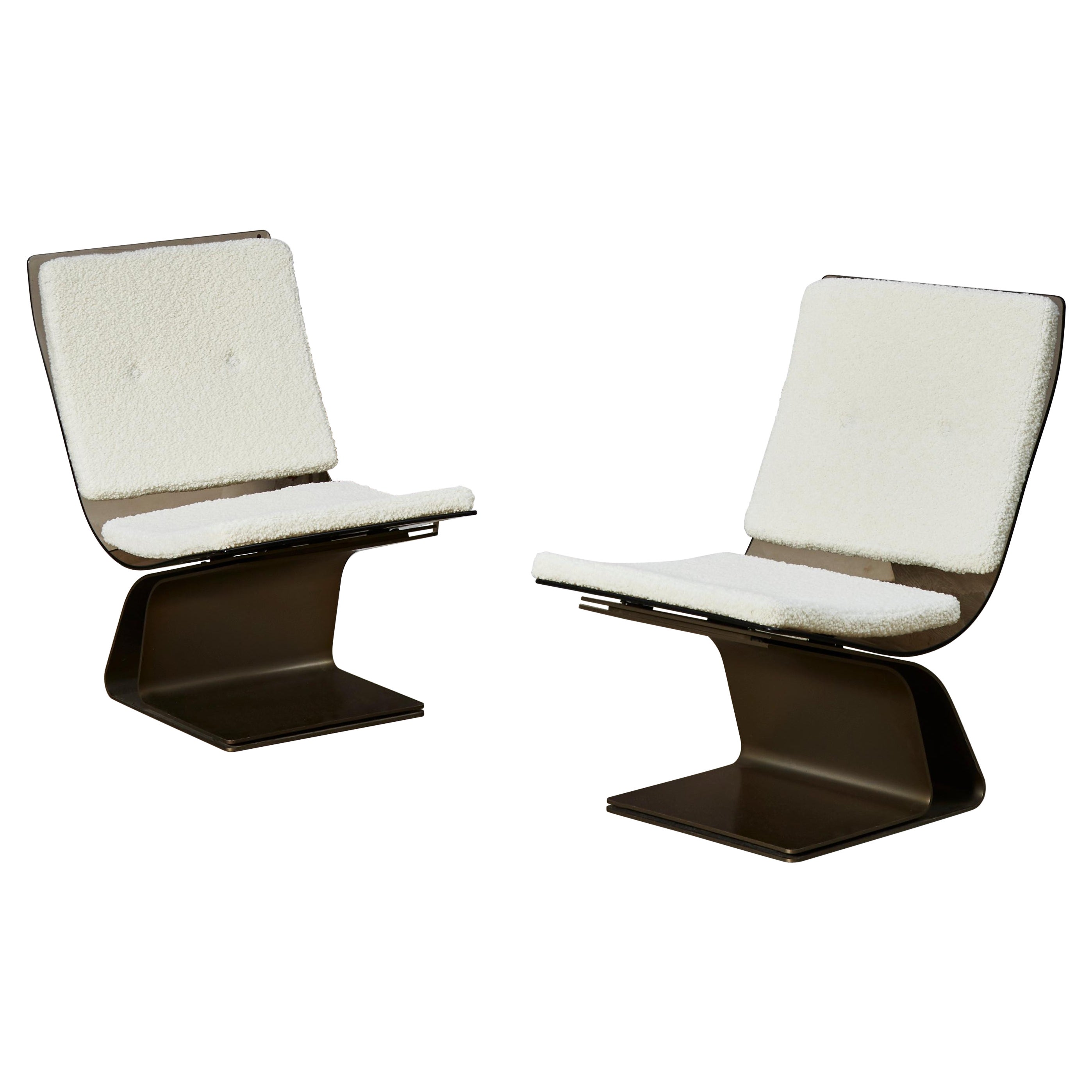 Vintage Chairs by Maison Jansen, 60s For Sale