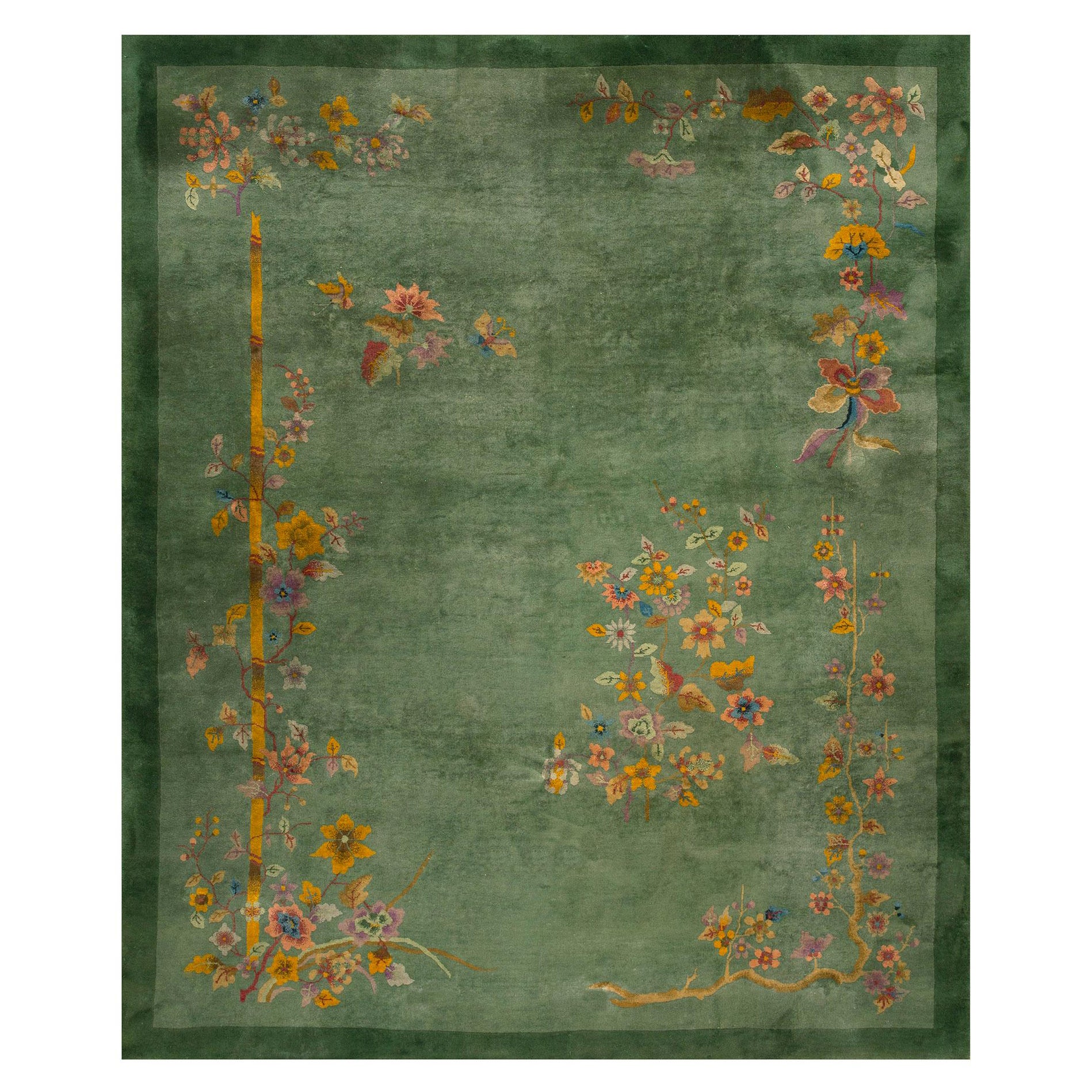 1920s Chinese Art Deco Carpet ( 7' 10'' x 9' 7'' - 239 x 292 cm) For Sale