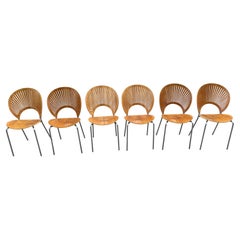 Ensemble de 6 chaises de salle à manger Trinidad conçues par Nanna Ditzel