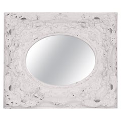 White Rococo Wall Mirror