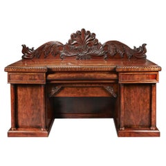 Antique Fine Quality Mahogany William IV Breakfront Front Sideboard