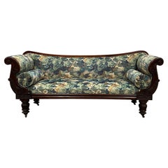English William IV Carved Sofa, 19th Century