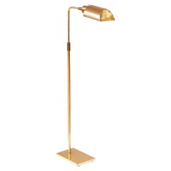 Koch + Lowy Adjustable Brass Floor Lamp