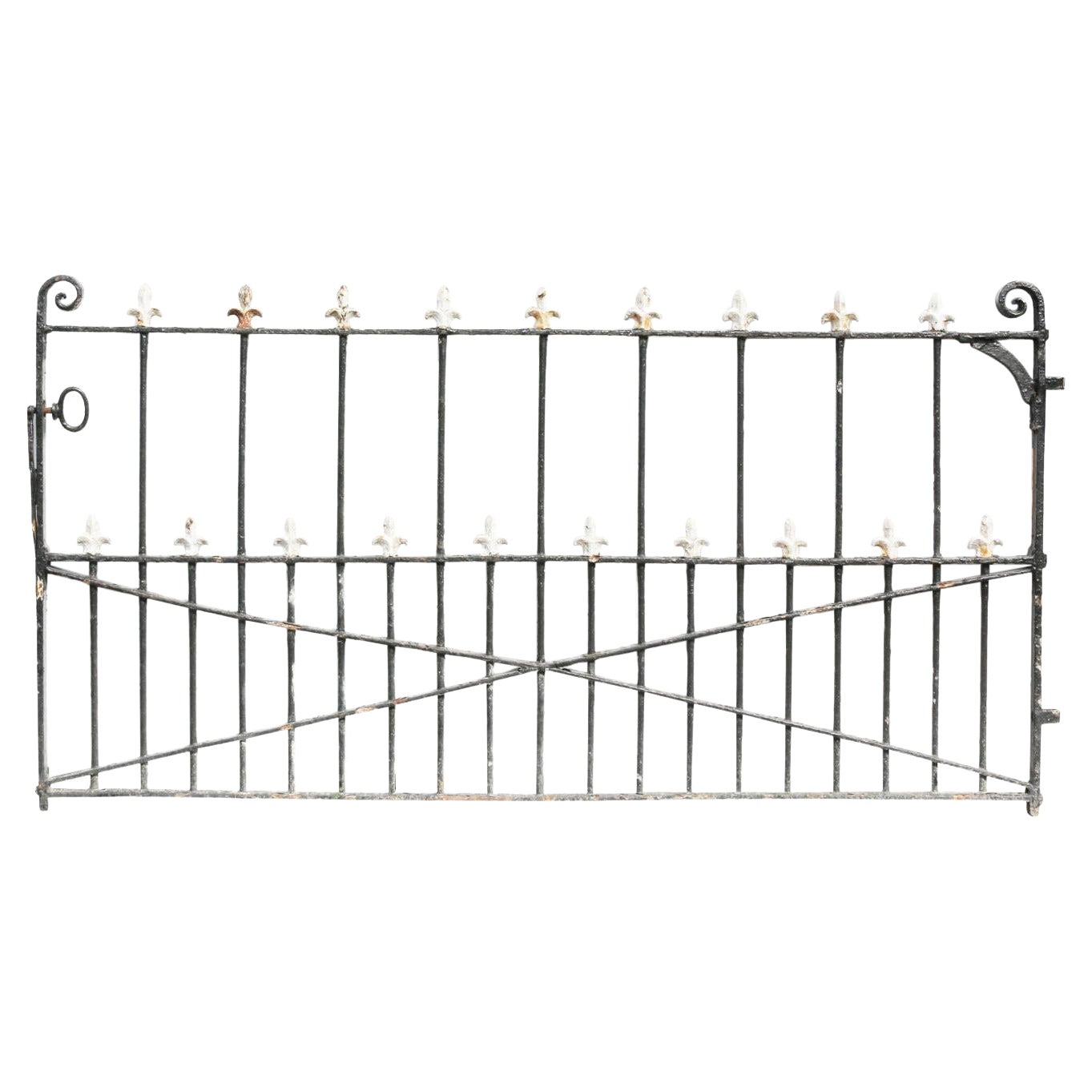 Antique Wrought Iron Entry Gate