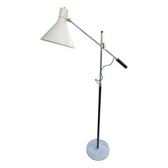 Mid Century Modern Adjustable Floor Lamp Arredoluce Italy