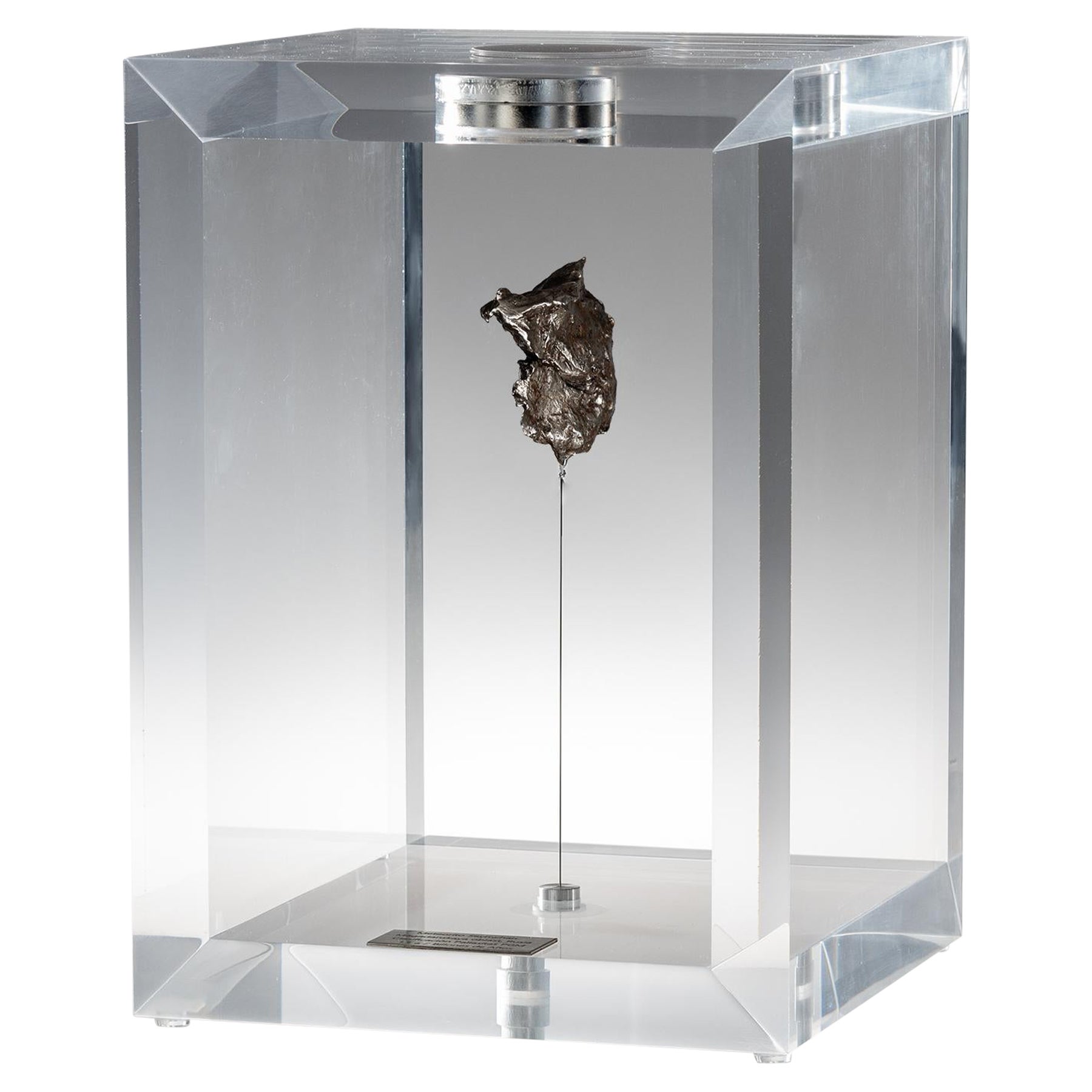 Original Design, Space Box, Sikhote Alin Meteorite in Acrylic Box