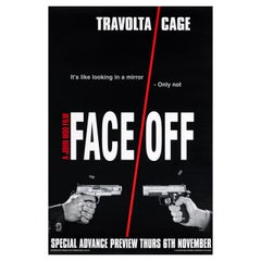 Vintage 'Face/Off' Original British Double Crown Movie Poster, 1997