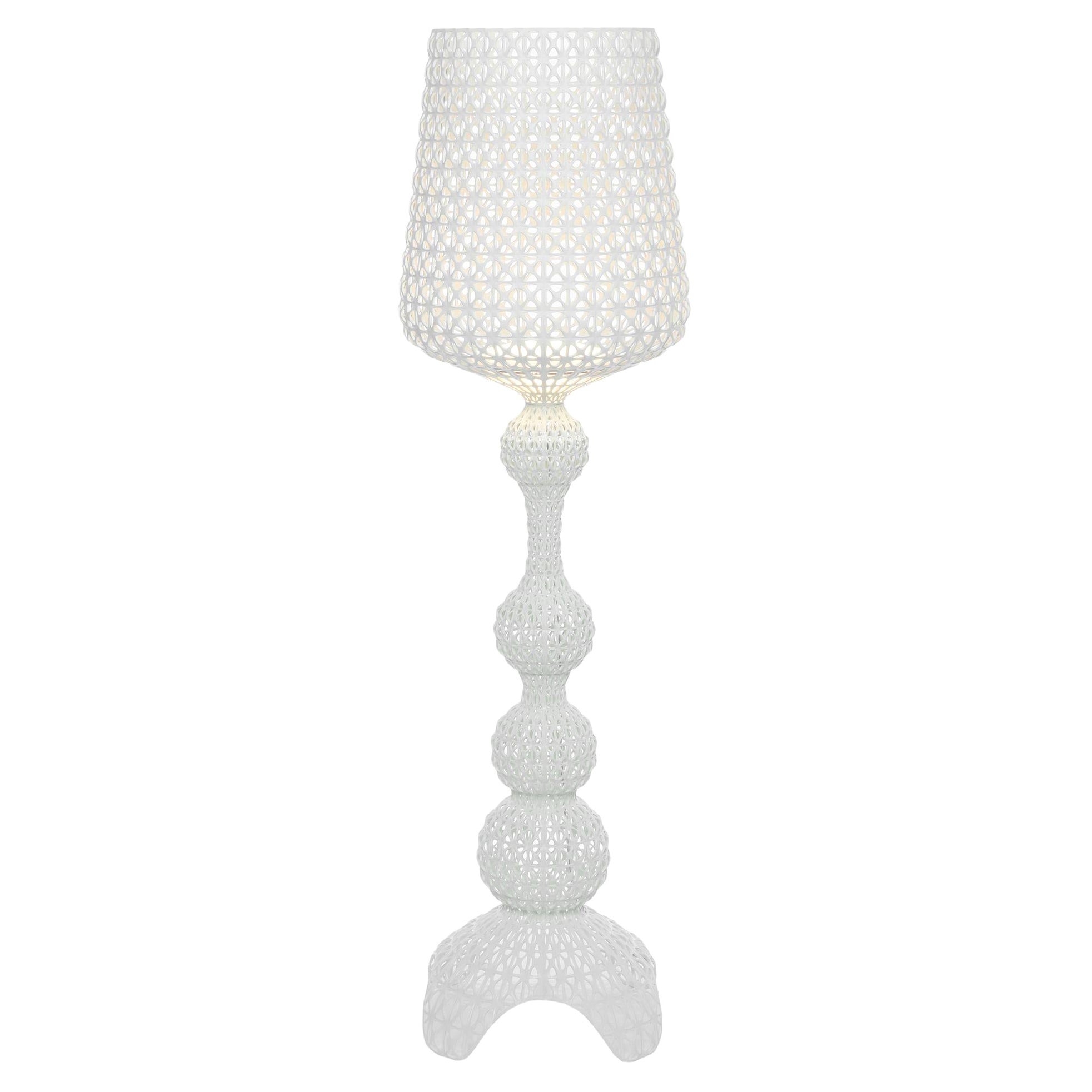 Kartell Kabuki Outdoor Floor Lamp in Opaque White by Ferruccio Laviani