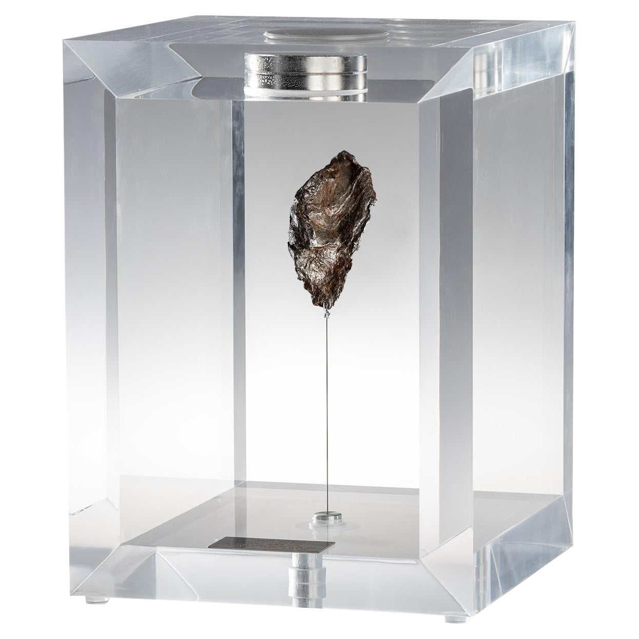 Original Design, Space Box, Sikhote Alin Meteorite in Acrylic Box