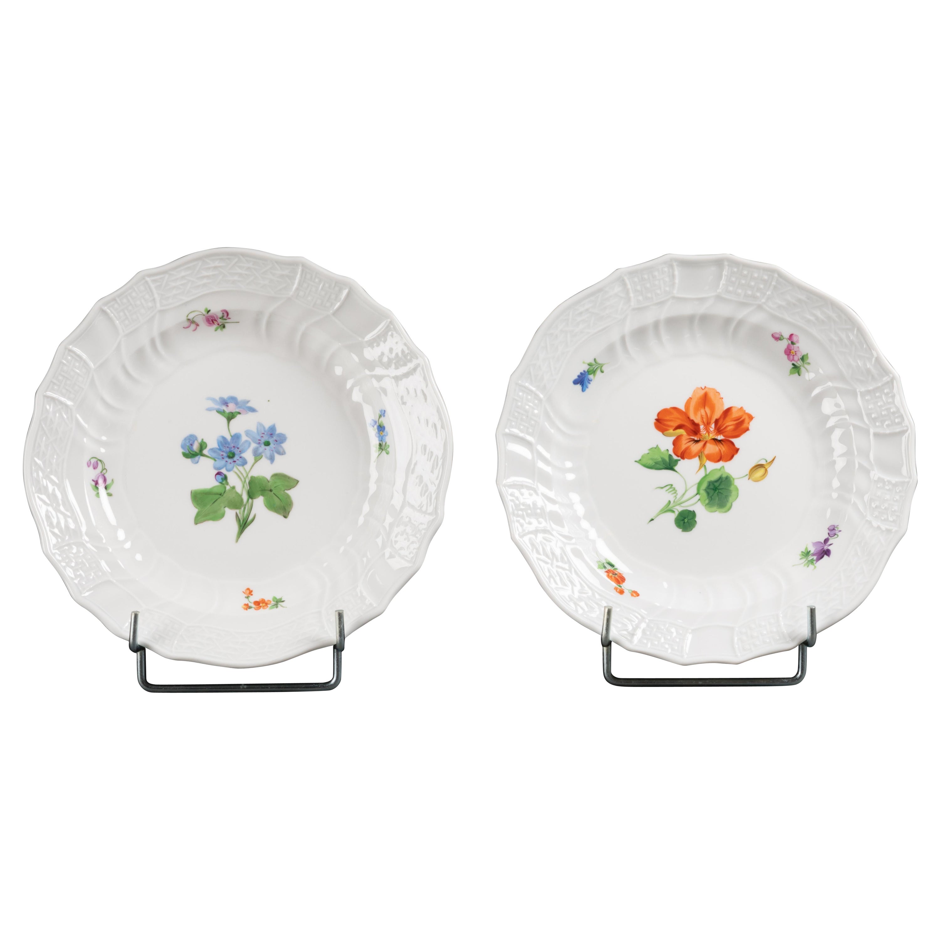Set of 26 Meissen Plates For Sale