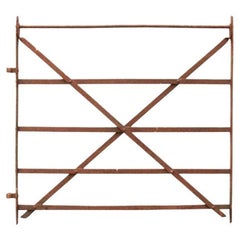 Antique Georgian Style Wrought Iron Gate