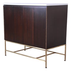 Paul McCobb Irwin Collection Mahogany and Brass Sideboard Cabinet, 1950s