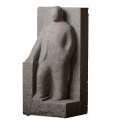 Danish Modern Stone Figure, "Standing Man", 1980s