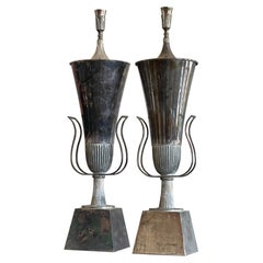 Pair of Tommi Parzinger Urn Lamps