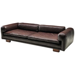 Howard Keith Grand 'Diplomat' Sofa in Brown Leather