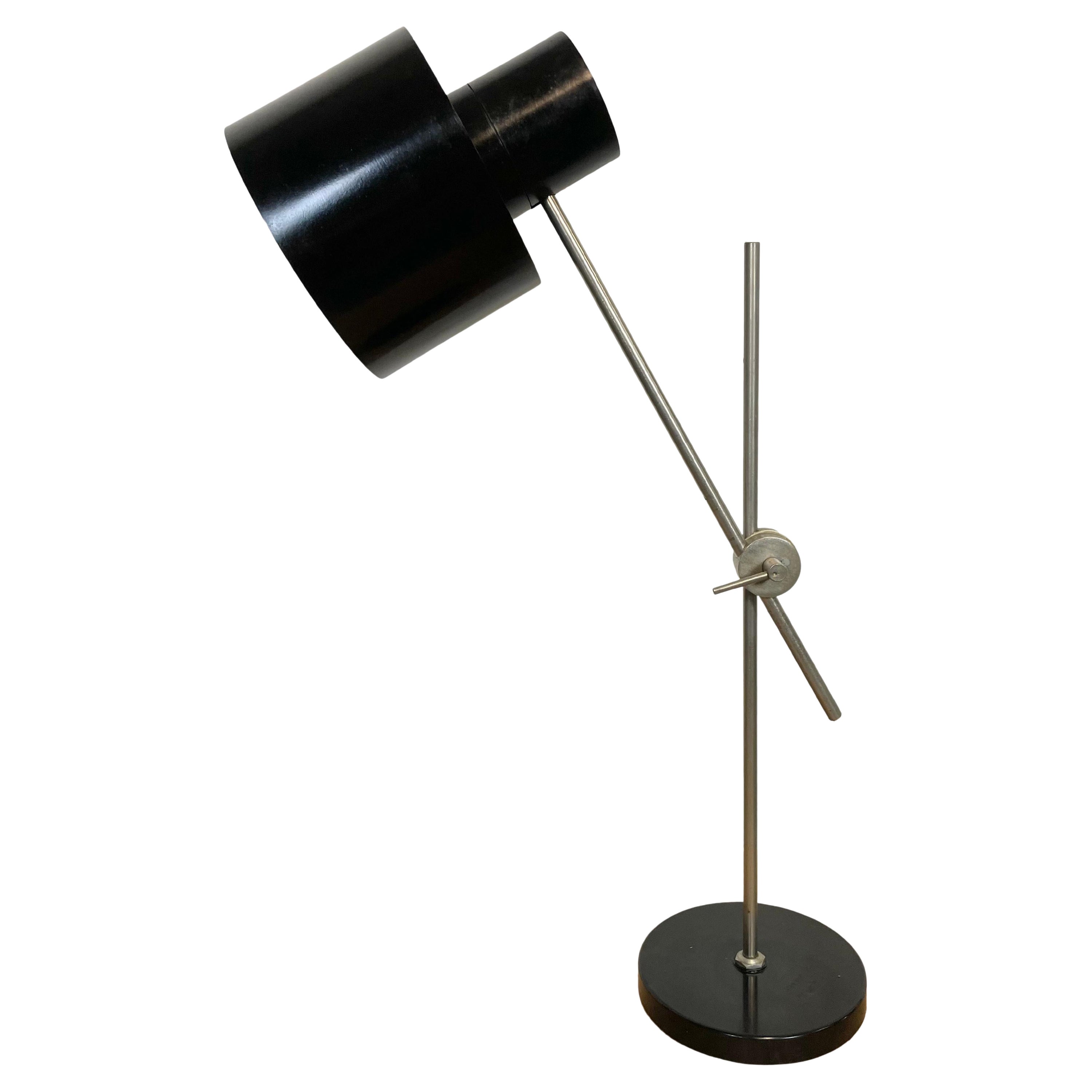 Black Bakelite Adjustable Table Lamp from Elektrosvit, 1960s