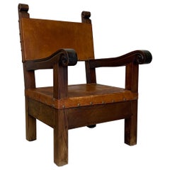 Spanish Colonial Throne Chair