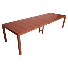 Paul Evans for Directional Paldao Wood Parsons Dining Table, Newly Refinished