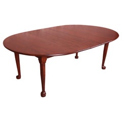 Stickley American Colonial Solid Cherry Wood Dining Table, Newly Refinished