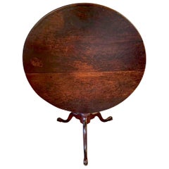 Queen Anne Mahogany Tripod Table Tilt Top