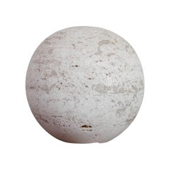 Italian Travertine Desktop Curio Ball Object