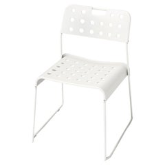 Fauteuil empilable Omkstak, blanc pur RAL 9010