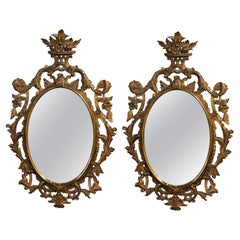 Pair of Vintage Italian Mirrors. Wall, Console or Pier